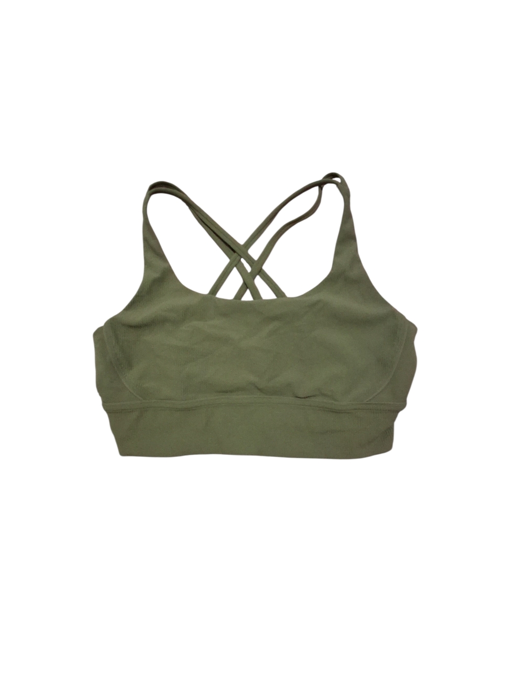 Lululemon Olive Green Crisscross Back Sports Bra